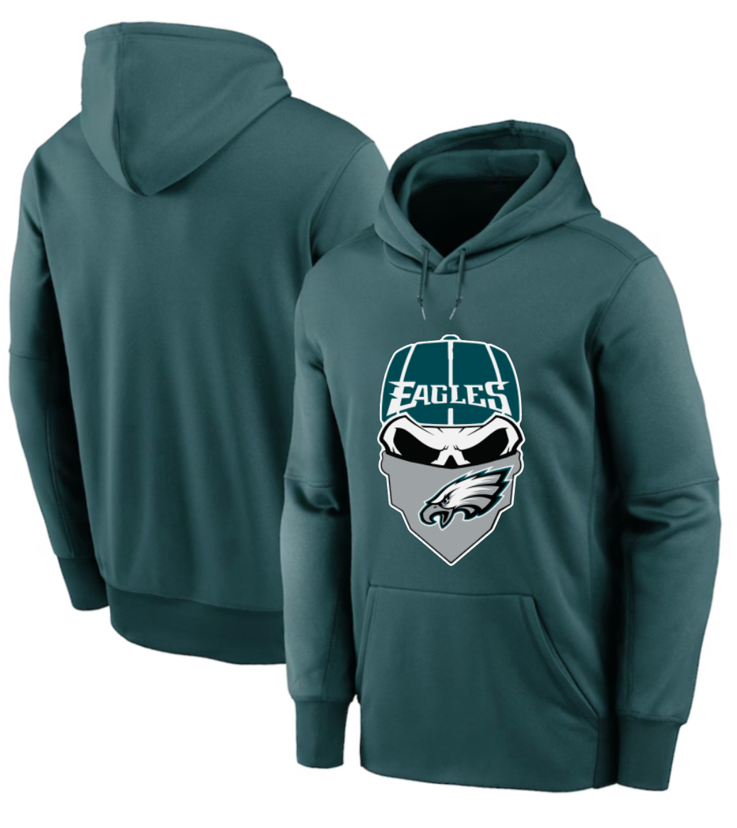Men 2025 Philadelphia Eagles green hoodie style 14